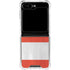 Peru Flag Distressed Galaxy Z Flip6 Clear Case